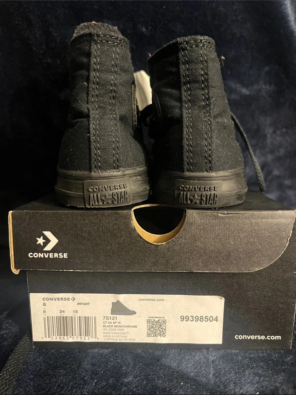 Converse Black High-Top Canvas Sneakers